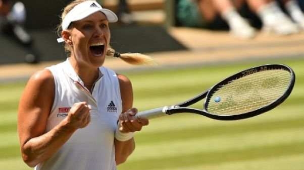Wimbledon: Kerber accède à une 4e finale en Grand Chelem Wimbledon: Kerber accède à une 4e finale en Grand Chelem