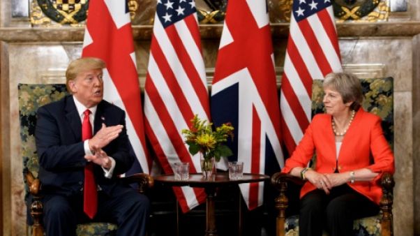 Trump vante la solidité des liens avec Londres malgré la polémique Trump vante la solidité des liens avec Londres malgré la polémique