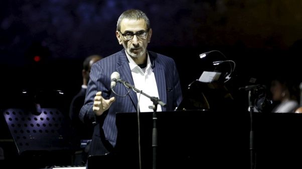 زياد الرحباني في افتتاح مهرجانات بيت الدين في لبنان زياد الرحباني في افتتاح مهرجانات بيت الدين في لبنان