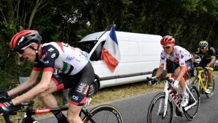 Tour de France: la grosse frayeur de Dan Martin