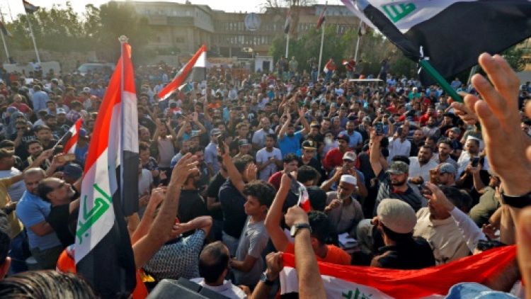 Contestation sociale en Irak: la police disperse plusieurs manifestations