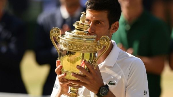Tennis: Djokovic s'offre un quatrième titre à Wimbledon en dominant Anderson Tennis: Djokovic s'offre un quatrième titre à Wimbledon en dominant Anderson