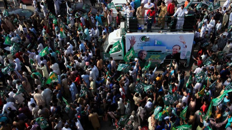 Police open criminal cases against 17,000 members of Pakistan's outgoing ruling party