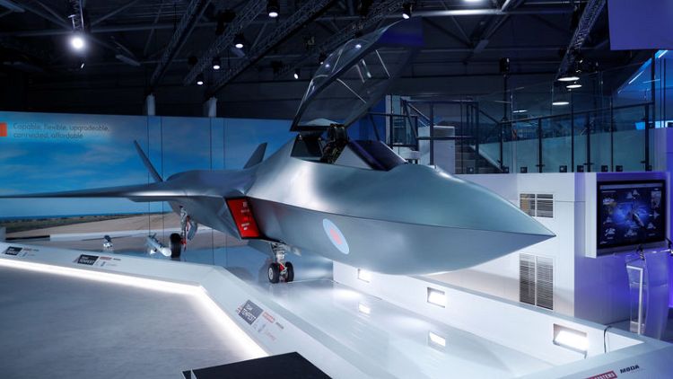 Britain showcases model of new fighter jet Tempest