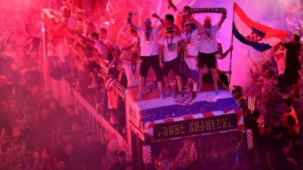 Mondial-2018: fièvre patriotique rouge et blanche en Croatie Mondial-2018: fièvre patriotique rouge et blanche en Croatie