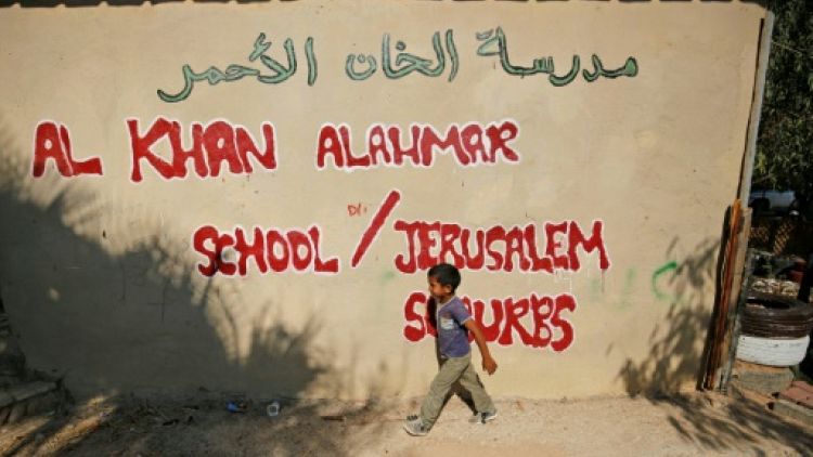 Un village palestinien avance la rentrée scolaire, dans l'espoir d'éviter sa destruction