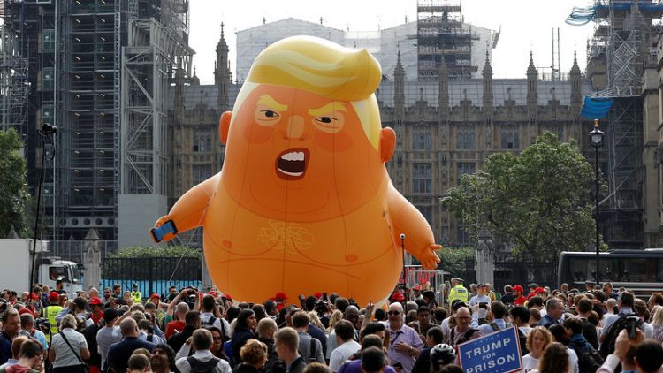 Snarling 'Trump baby' blimp could soon fly in U.S. - activists