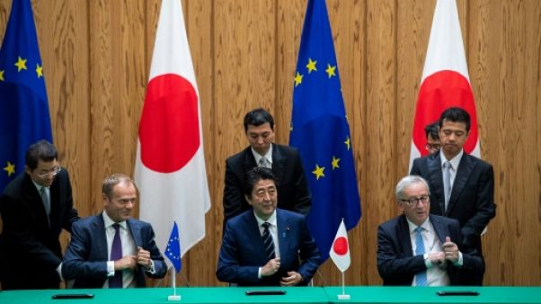 Accord UE-Japon: des ONG dénoncent "un accord climaticide" et un recul de Paris Accord UE-Japon: des ONG dénoncent "un accord climaticide" et un recul de Paris