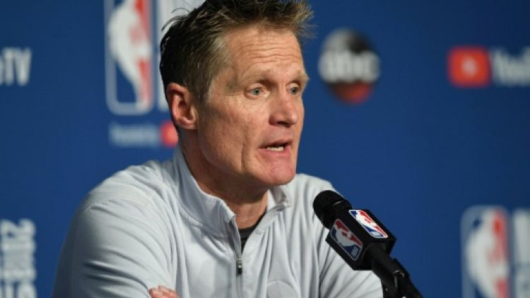 NBA: les Warriors prolongent le contrat de leur entraîneur Steve Kerr