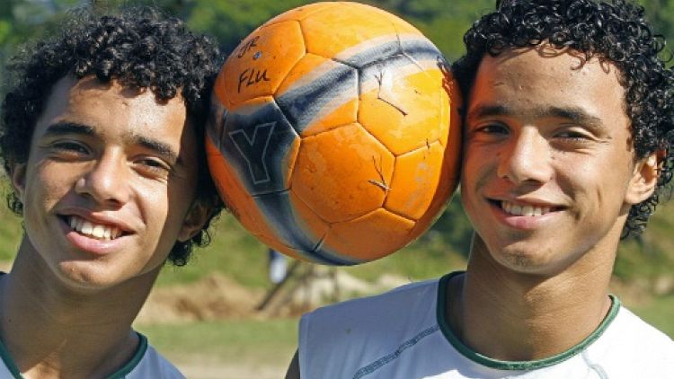 Les jumeaux brésiliens Fabio et Rafael, en 2006 à Rio