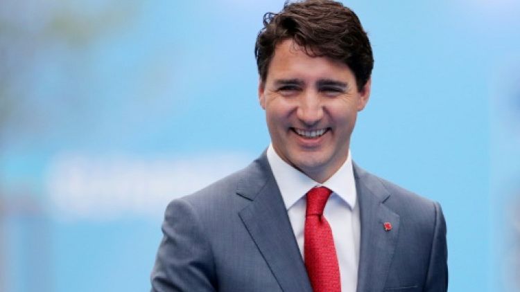 Le Premier ministre canadien Justin Trudeau à Bruxelles le 12 juillet 2018 
