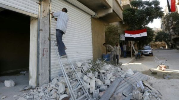 Près de Damas, des habitants face aux défis de la reconstruction Près de Damas, des habitants face aux défis de la reconstruction