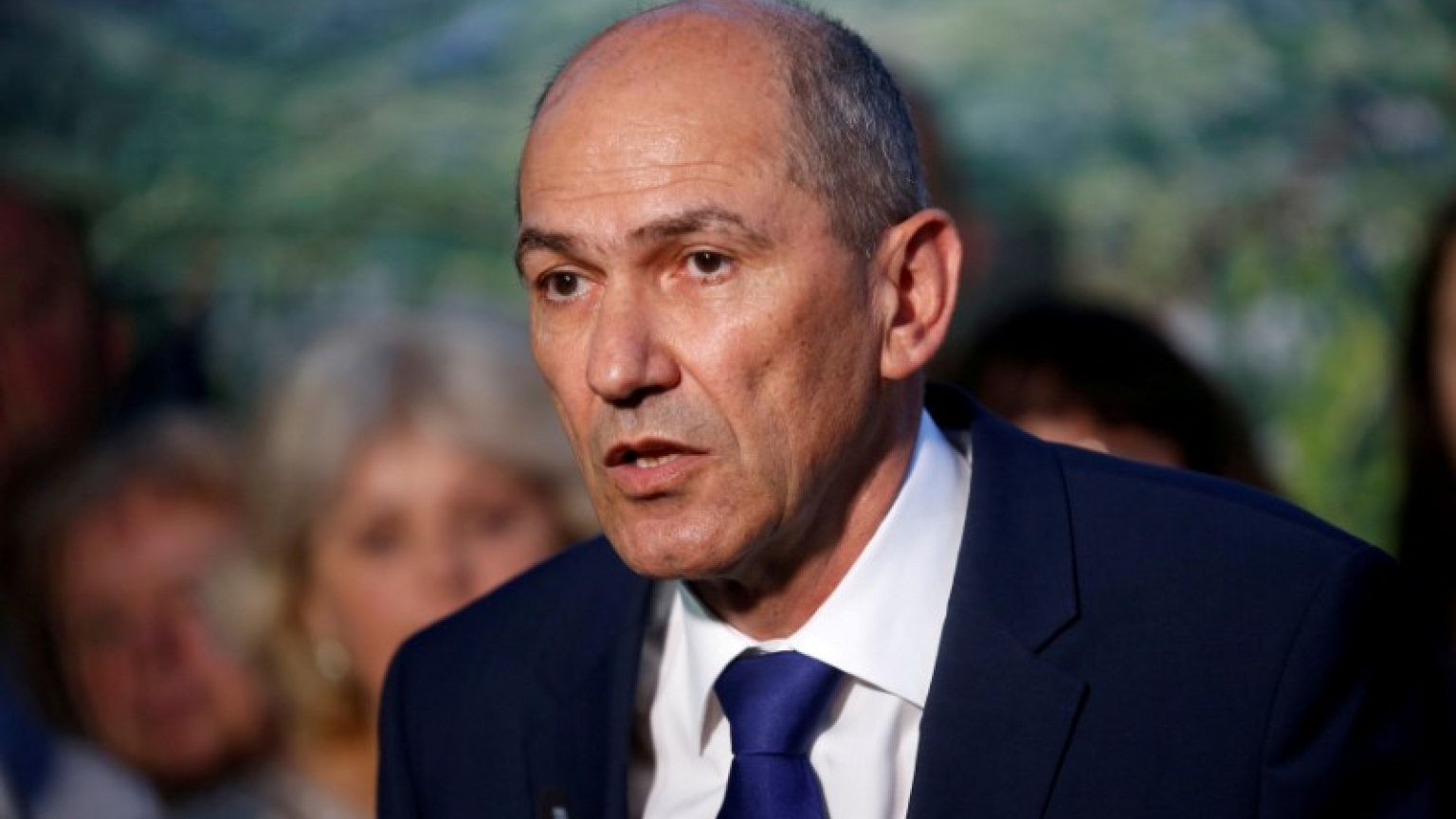 Head of Slovenia's largest party tells president he cannot form government