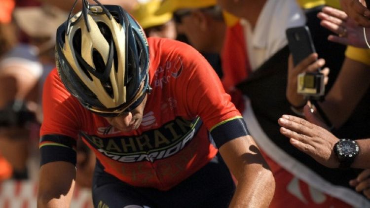 Tour de France: possible fracture vertébrale pour Nibali