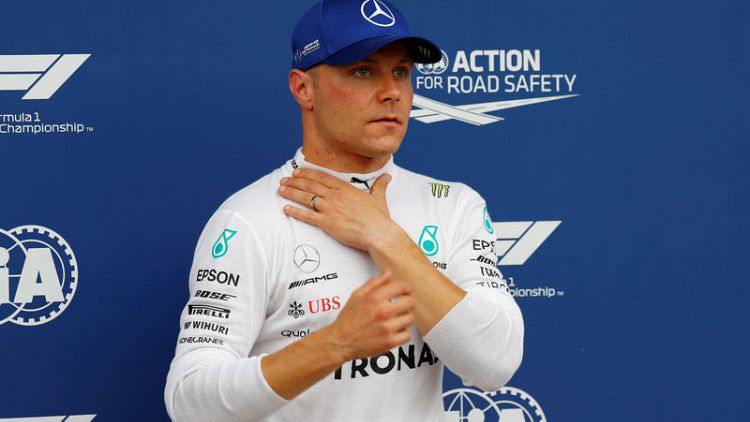 Bottas staying as Hamilton's Mercedes team mate