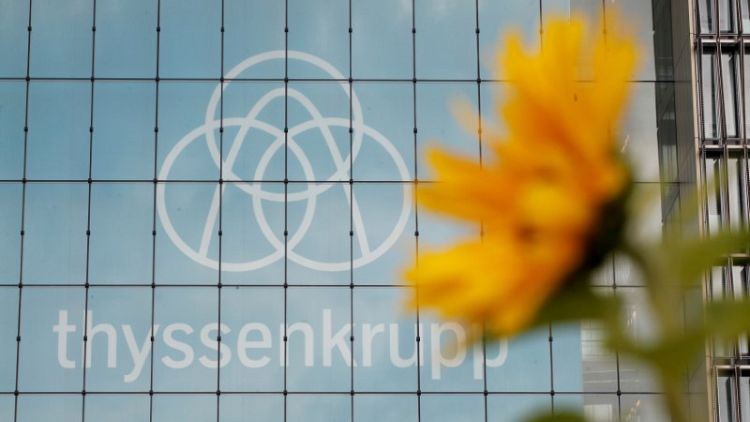 Merkel says ThyssenKrupp structure is a commercial matter