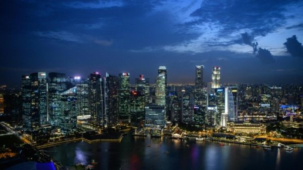 Vue générale de Singapour, le 13 juin 2018 Vue générale de Singapour, le 13 juin 2018
