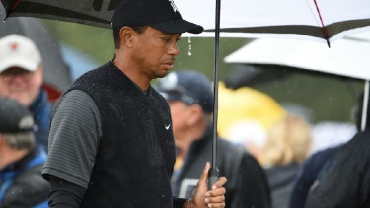 British Open: Tiger Woods dans le par et modérément satisfait
