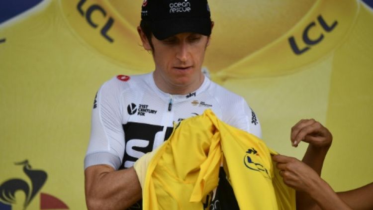 Tour de France: changement de décor et d'ambiance pour la Sky et Geraint Thomas