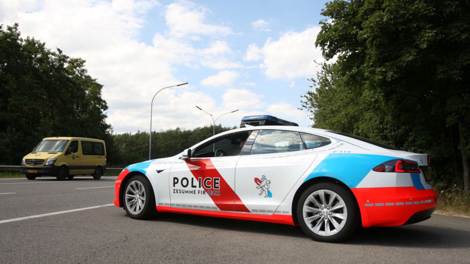 Luxembourg police deploy Tesla cars to help nab criminals