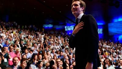 Espagne: après la chute de Rajoy, la droite élit Pablo Casado comme nouveau chef Espagne: après la chute de Rajoy, la droite élit Pablo Casado comme nouveau chef
