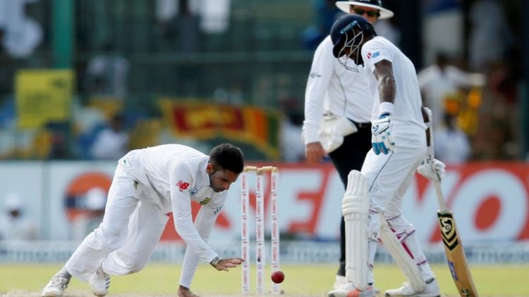 Cricket: Sri Lanka reign in Colombo despite Maharaj milestone