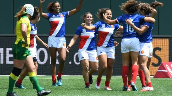 Coupe du monde de rugby à VII: finalistes, les Françaises écrivent leur histoire Coupe du monde de rugby à VII: finalistes, les Françaises écrivent leur histoire