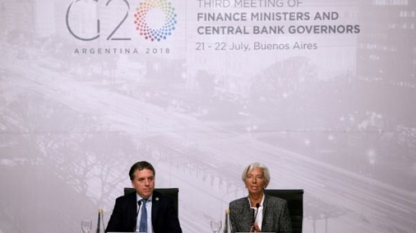 Le bras de fer commercial perdure, alerte du G20 pour la croissance Le bras de fer commercial perdure, alerte du G20 pour la croissance