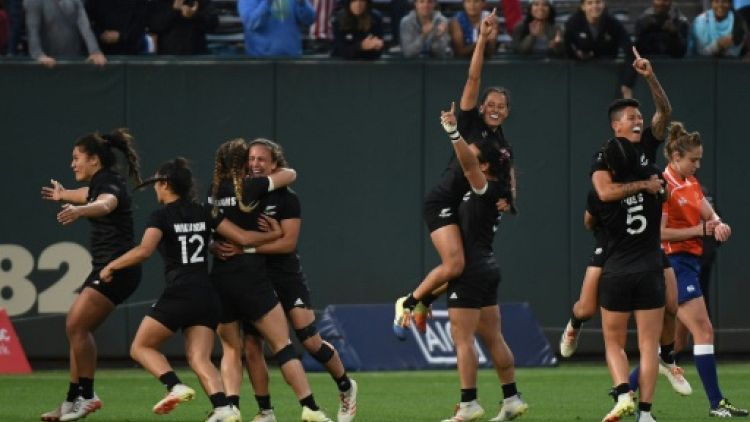Coupe du monde Rugby à VII: les Black Ferns trop fortes pour les Françaises