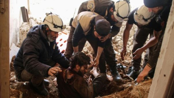 Syrie: les Casques blancs, les secouristes en zones rebelles Syrie: les Casques blancs, les secouristes en zones rebelles