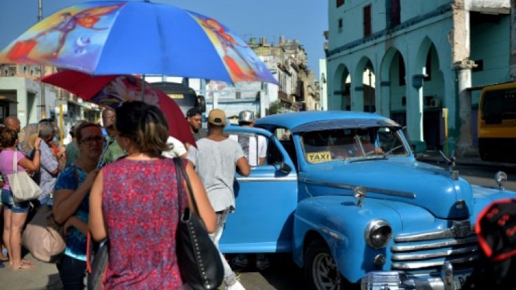 Une rue de La Havane, le 18 juin 2018 à Cuba