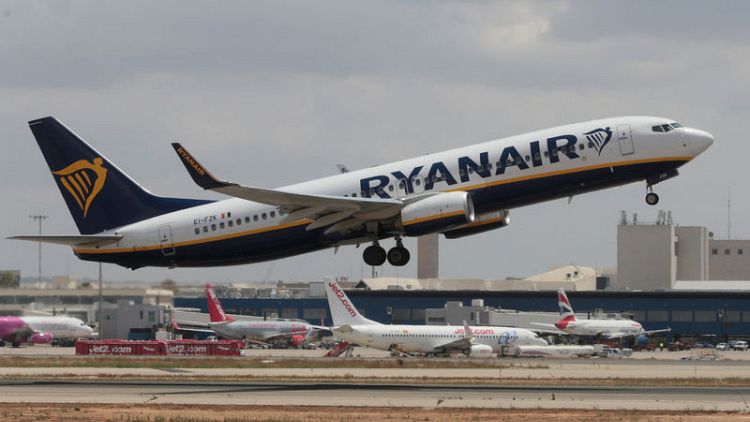 Ryanair says summer fares weaker than expected