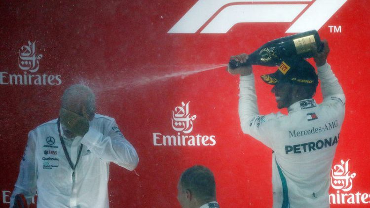 Hamilton's German win owes something to 'four-poster bed'