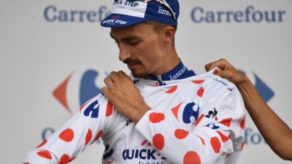 Julian Alaphilippe, le 20 juillet, lors du Tour de France Julian Alaphilippe, le 20 juillet, lors du Tour de France