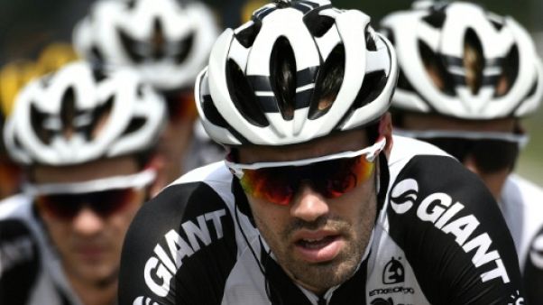 Tom Dumoulin, le 21 juillet, sur le Tour de France Tom Dumoulin, le 21 juillet, sur le Tour de France