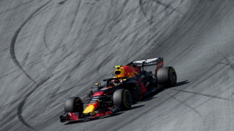La Red Bull de Max Verstappen, le 1er juillet 2018, en Autriche