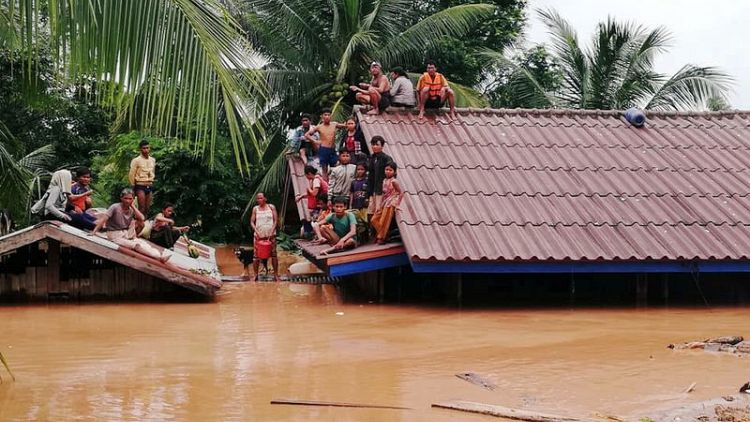 Hundreds missing in Laos after collapse of dam under construction