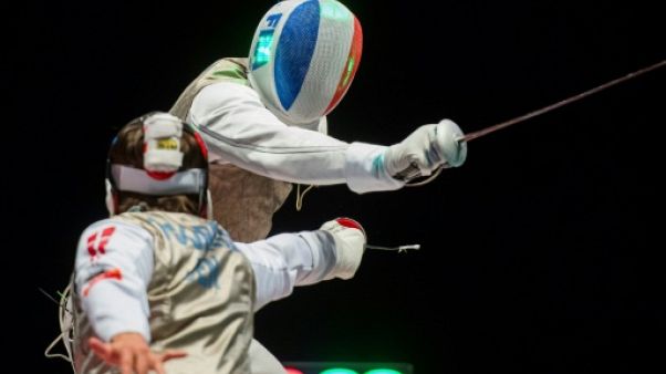 Le Français Enzo Lefort lors des Mondiaux à Leipzig, le 23 juillet 2017 Le Français Enzo Lefort lors des Mondiaux à Leipzig, le 23 juillet 2017