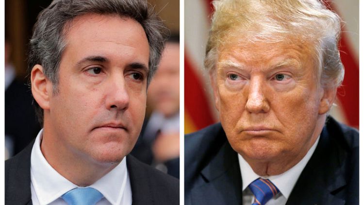 Trump says 'too bad' after Cohen audio recording released