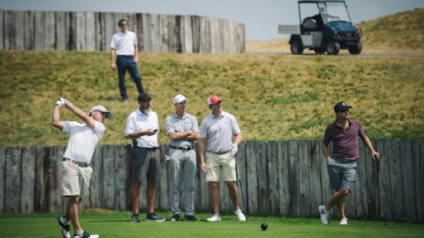 Ryder Cup: les Américains en reconnaissance d'un Albatros technique et "intimidant" Ryder Cup: les Américains en reconnaissance d'un Albatros technique et "intimidant"