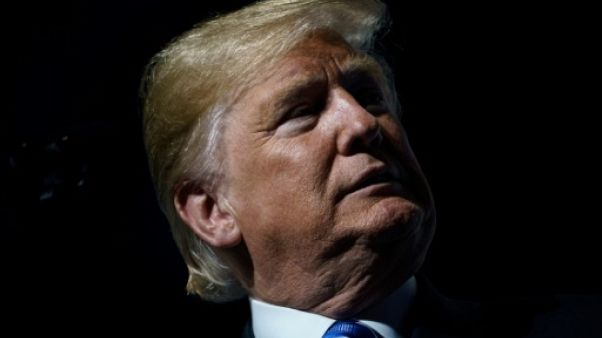 Donald Trump lors d'un discours à Kansas City, le 24 juillet 2018 Donald Trump lors d'un discours à Kansas City, le 24 juillet 2018