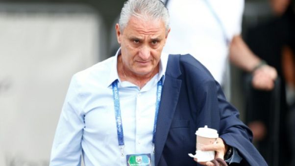 Le sélectionneur brésilien Tite à Kazan (Russie) le 7 juillet 2018 Le sélectionneur brésilien Tite à Kazan (Russie) le 7 juillet 2018