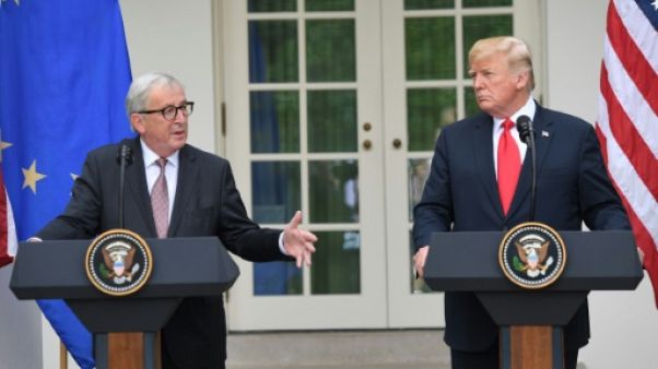 Trump et Juncker désamorcent la crise entre Washington et Bruxelles Trump et Juncker désamorcent la crise entre Washington et Bruxelles