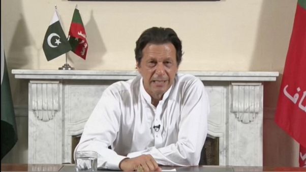عمران خان يعلن فوزه في انتخابات باكستان عمران خان يعلن فوزه في انتخابات باكستان