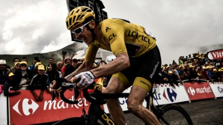 Tour de France: le maillot jaune Geraint Thomas se plaint d'un spectateur