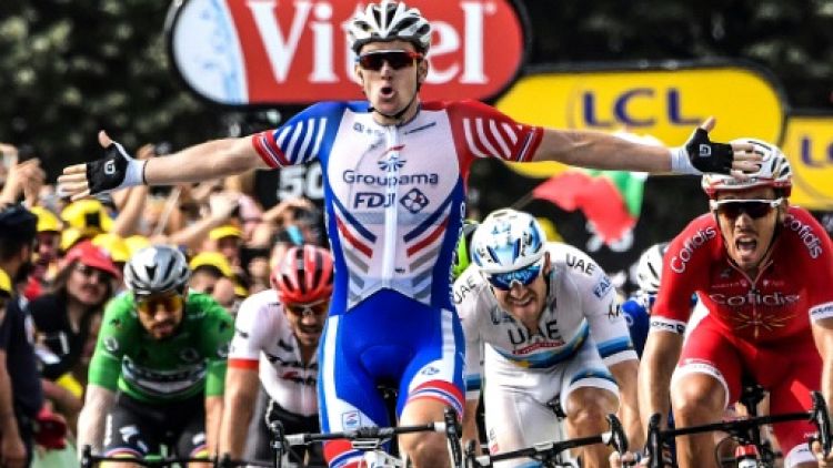 Tour de France: Démare le plus rapide à Pau