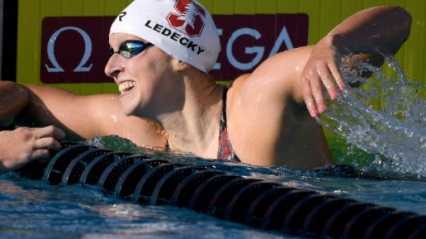Natation: Katie Ledecky remporte le 200 m libre Natation: Katie Ledecky remporte le 200 m libre