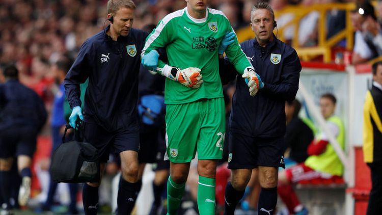 Burnley in a sweat over goalkeeper Pope's injury