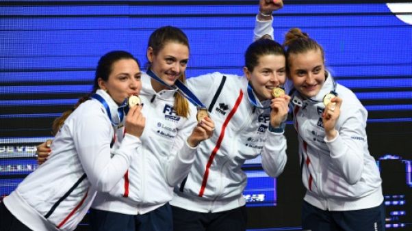 Escrime: les Françaises sacrées championnes du monde en sabre par équipes Escrime: les Françaises sacrées championnes du monde en sabre par équipes