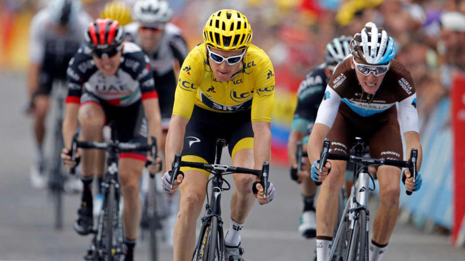 Thomas set to win Tour as fading Froome drops down to fourth